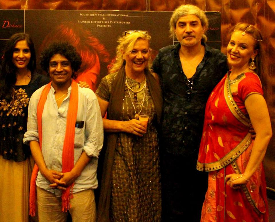 Release event group with cast and guests