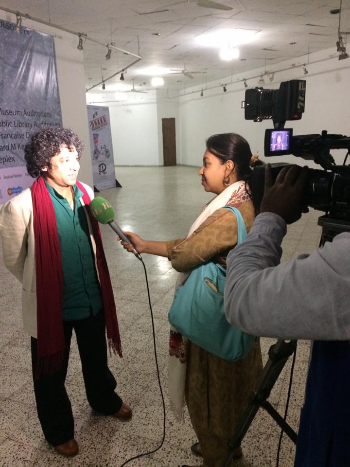 Girish Makwana interview at Dhaka festival